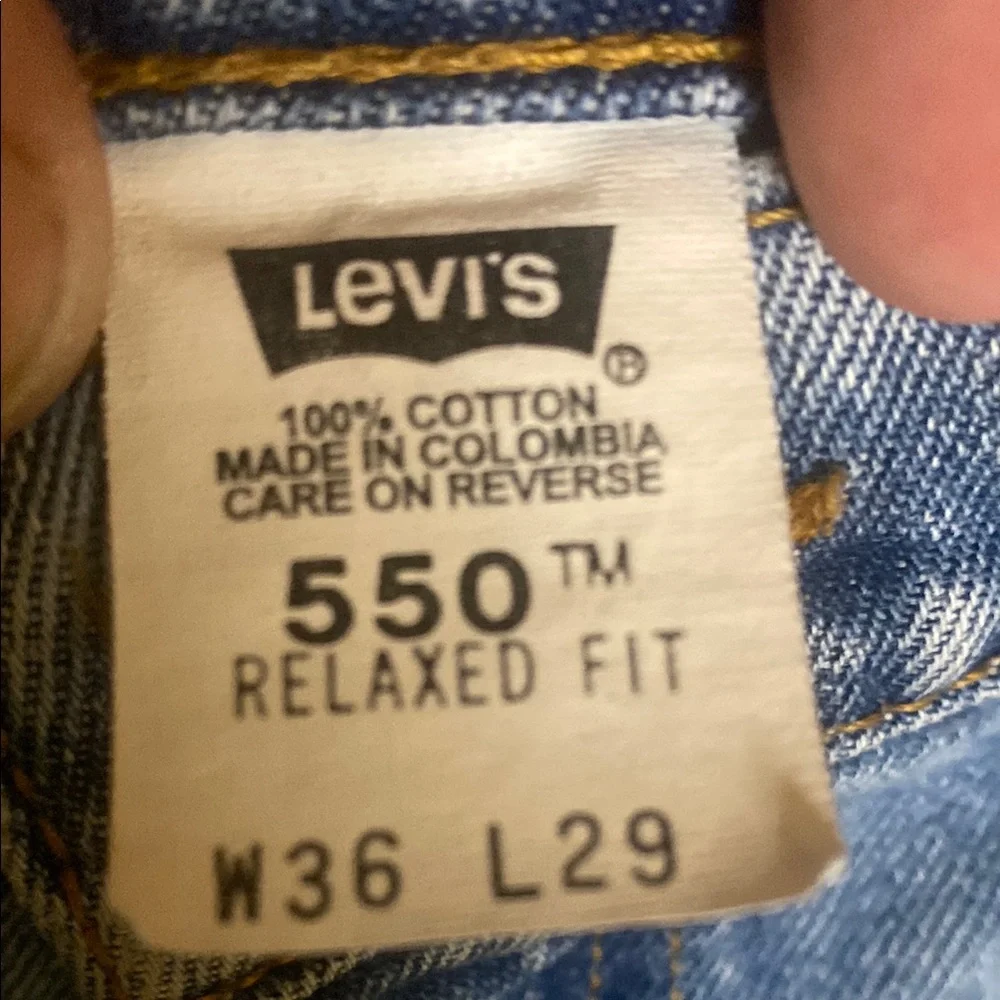 Vintage 90s Levi’s 550 Men's Blue Jeans size 35x29 (tag 36x29)